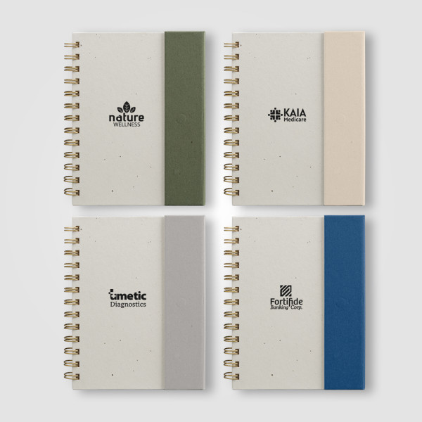 Halden Organiser mit Spiralbindung, Haftnotizen und FSC-Papier - B6