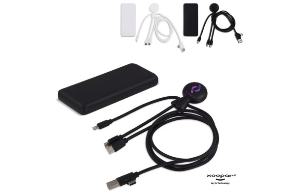 3199 | Xoopar Mr. Bio Powerbank and Cable pack 7000mAh