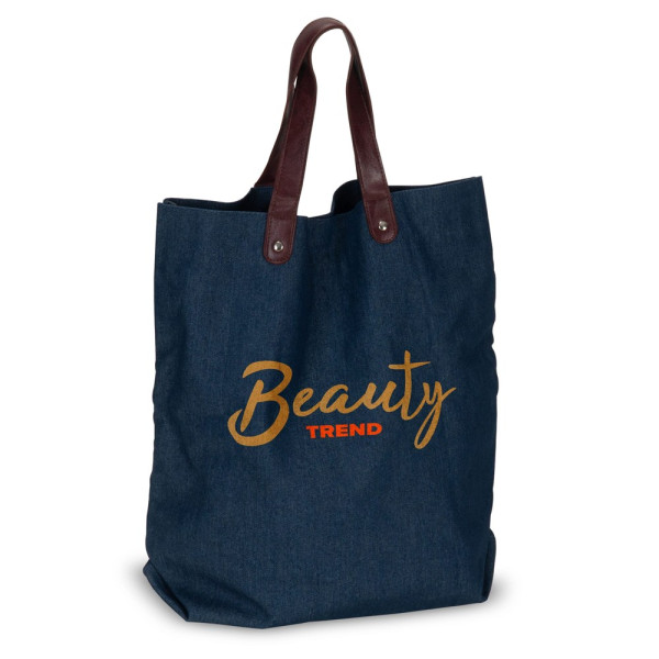Einkaufstasche canvas Denim 310g/m² 42x13x43cm